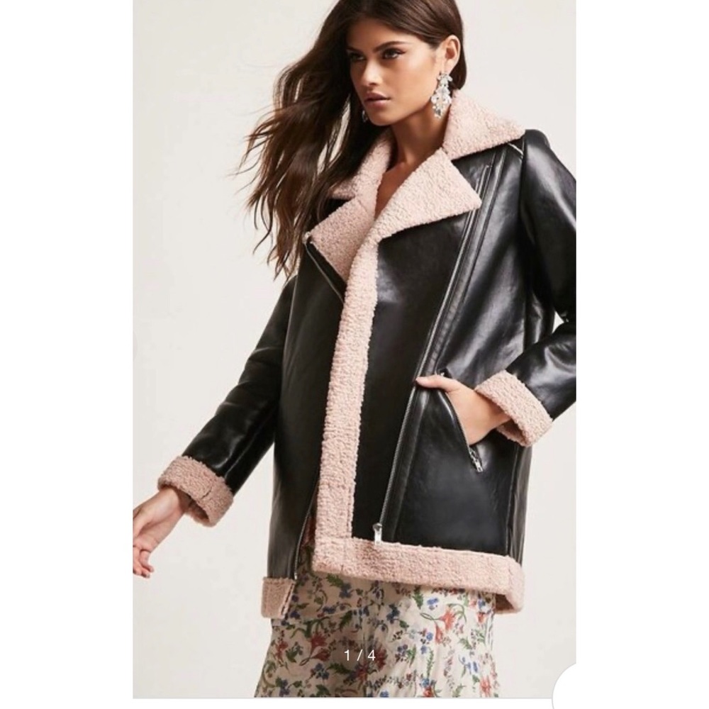 Goldie London Faux Leather Jacket